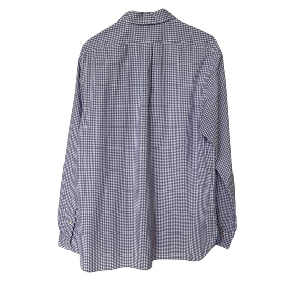 Ralph Lauren Men's XL Slim Fit Purple Check Button-Down Shirt Stretch Cotton - Picture 5 of 8